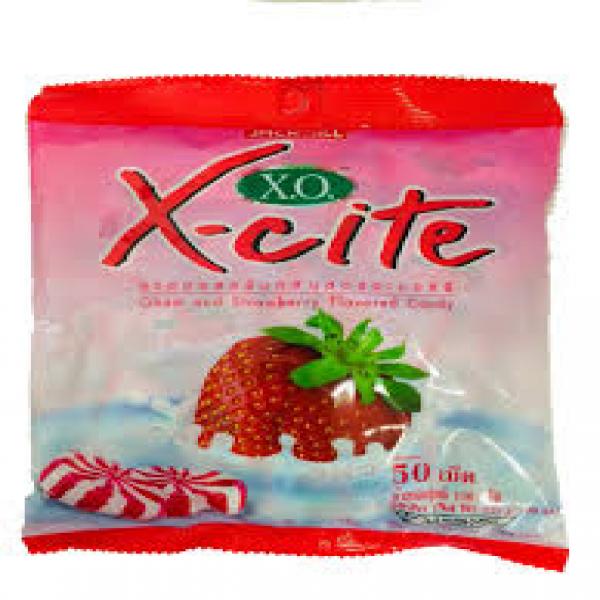 Cream and Strawberry Flavour Candy