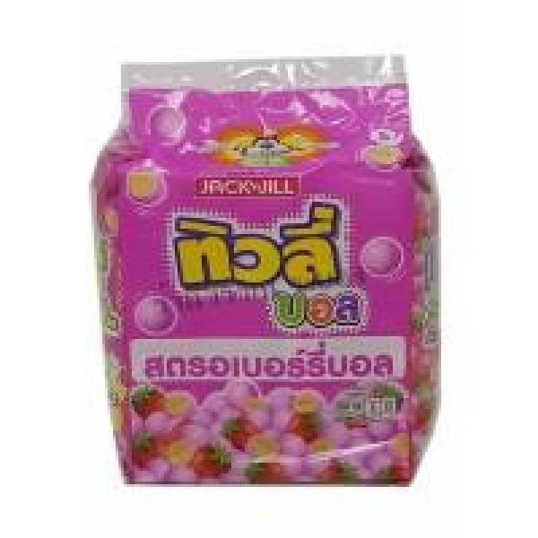 Cracker Ball with Strawberry Flavour Coating