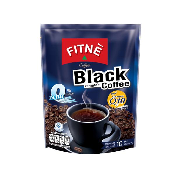 กาแฟดำปรุงสำเร็จชนิดผง ผสมโคเอนไซม์ คิวเท็น