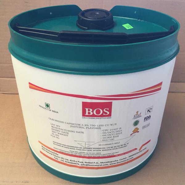 Oleoresin Capsicum 3.3% 750-1250 Cu. (W/S)  / India