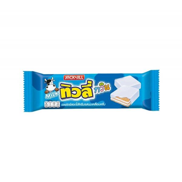 Milk Flavoured Cream Coated Wafer Filled With Milk Flavoured Cream