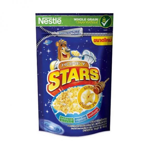Honey-Coated Whole Grain Wheat and Corn Puffs Breakfast Cereal