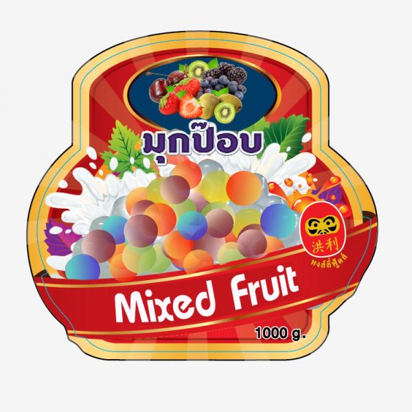 Mixed Fruit Popping Boba Fruit Ball