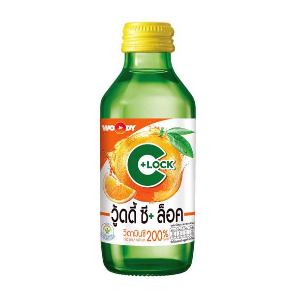 เครื่องดื่มวู้ดดี้ ซี+ ล็อค (กลิ่นส้ม)