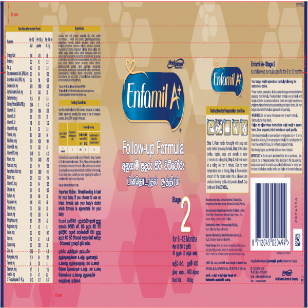 Enfamil A+ State 2 Follow up formula