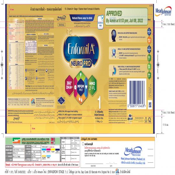 Enfamil A+ Stage 1 Starter Infant Formula 0-6 months