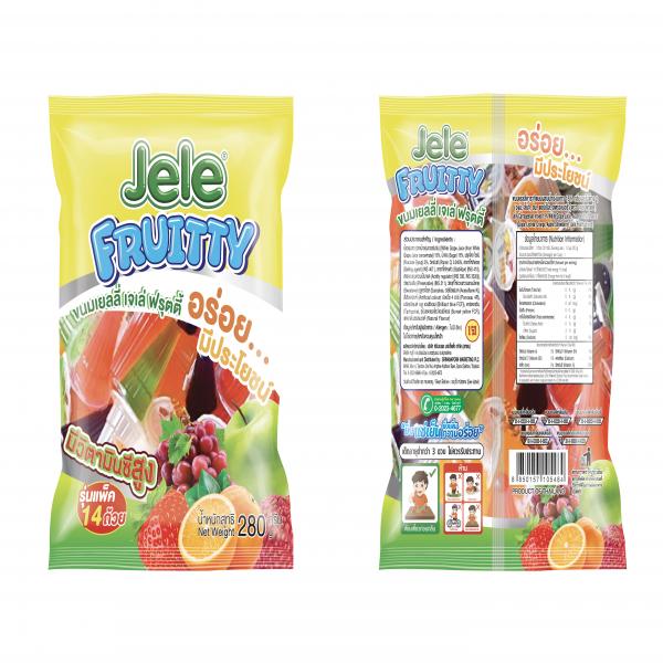 Jelly carrageenan mixed 15% White Grape juice, Orange flavour