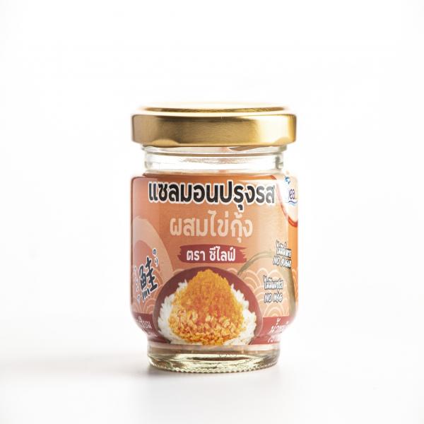 Salmon Flake with Ebigo