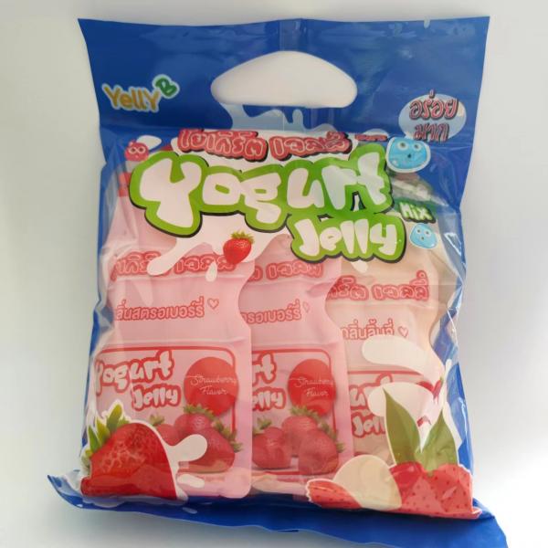 YOGURT JELLY MIX (LYCHEE FLAVOUR , STRAWBERRY FLAVOUR )