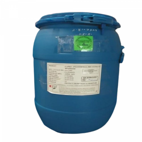 CASSIA ANGUSTIFOLIA EXTRACT 20% (SENNOSIDES)/ K.PATEL PHYTO EXTRACTIONS PVT. LTD./ INDIA
