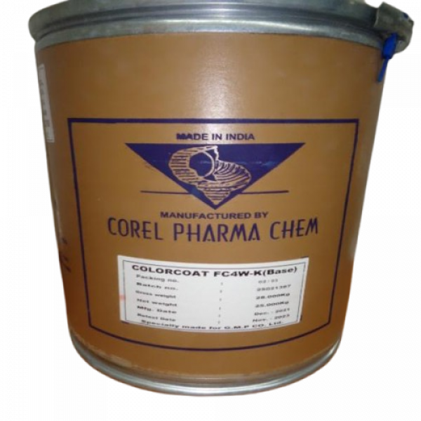 COLORCOAT FC4W-K/ COREL PHARMA CHEM./ INDIA