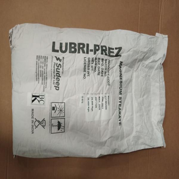 MAGNESIUM STEARATE/ SUDEEP PHARMA LIMITED/ INDIA