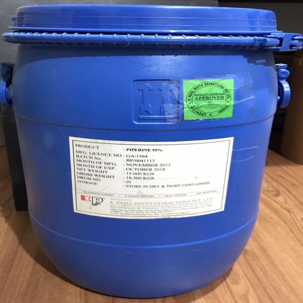 PIPERINE 95% (PIPER NIGRUM EXTRACT)/ K.PATEL PHYTO EXTRACTIONS PVT. LTD./ INDIA