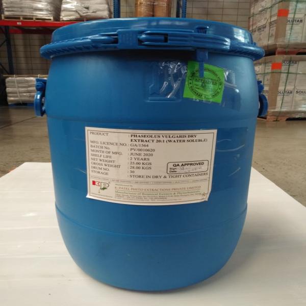 WHITE KIDNEY BEAN EXTRACT (PHASEOLUS VALGARIS) (D.P.) (20:1)/ K.PATEL PHYTO EXTRACTIONS PVT. LTD./ INDIA