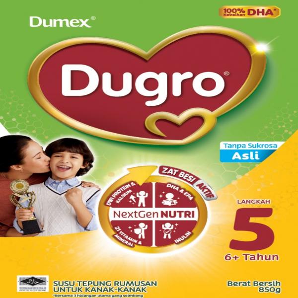 FORMULATED MILK POWDER FOR CHILDREN, ORIGINAL (DUGRO 5) / SUSU TEPUNG RUMUSAN UNTUK KANAK-KANAK, ASLI (DUGRO 5)