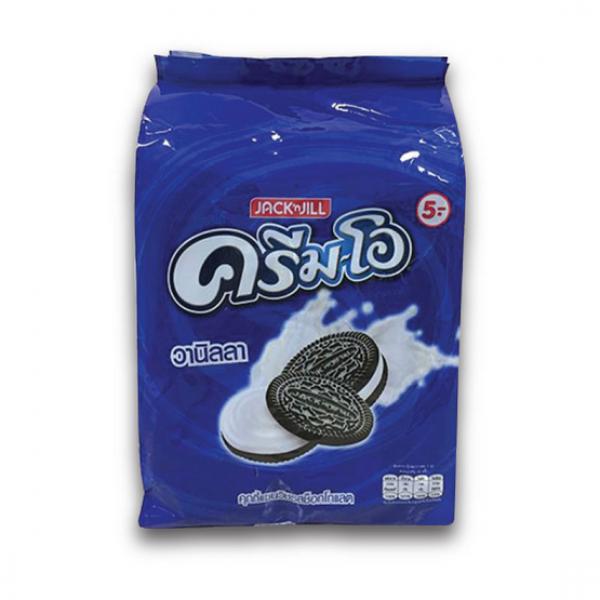 Chocolate Sandwich Cookies with Vanilla Flavoured cream