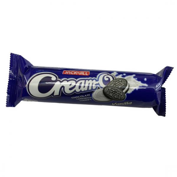 Chocolate Sandwich Cookies with Vanilla Flavoured cream