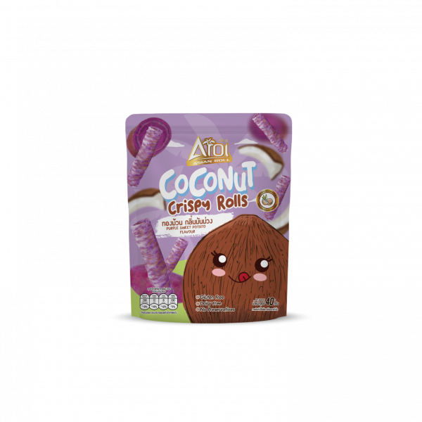 ทองม้วน กลิ่นมันม่วง (40g.และ 60g.)