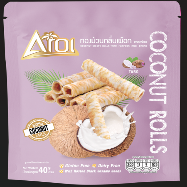 ทองม้วน กลิ่นเผือก (40g.และ 60g.)