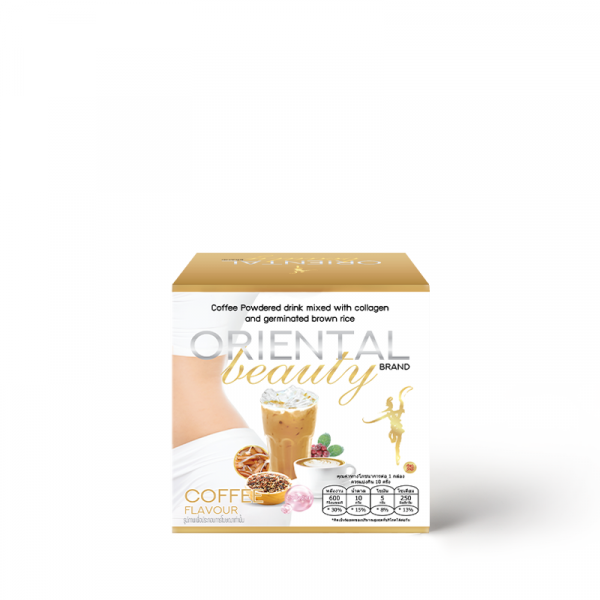 Coffee Powdered Drink Mixed With Collagen And Germinated Brown Rice