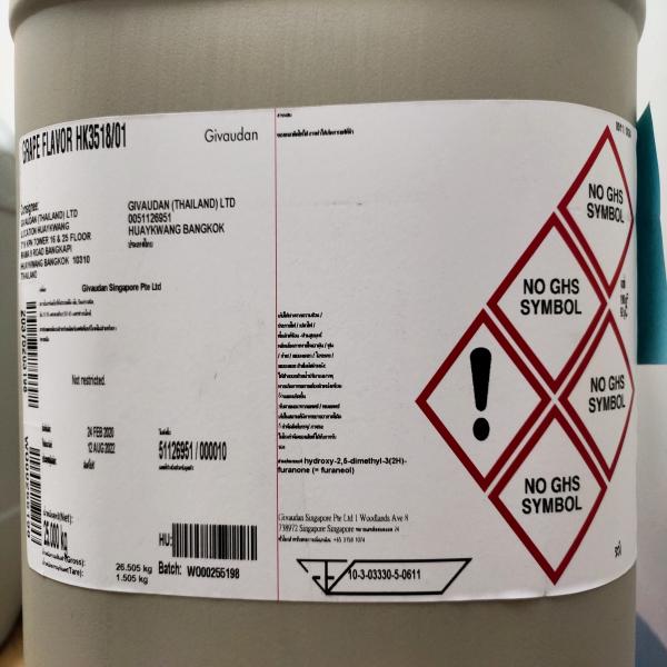 GRAPE FLAVOUR HK3518/01 / GIVAUDAN SINGAPORE Pte. Ltd. / SINGAPORE