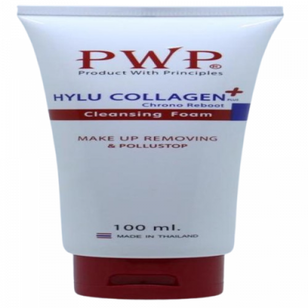 PWP Hylu Collagen Plus Chrono Reboot Cleansing Foam 100 ml.