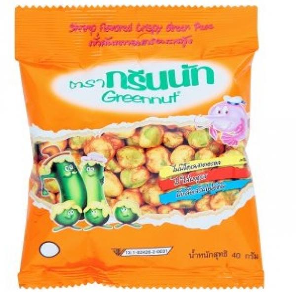 ถั่วลันเตาอบกรอบรสกุ้ง