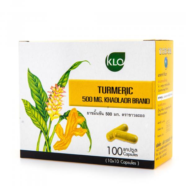 TURMERIC 500 MG. KHAOLAOR BRAND