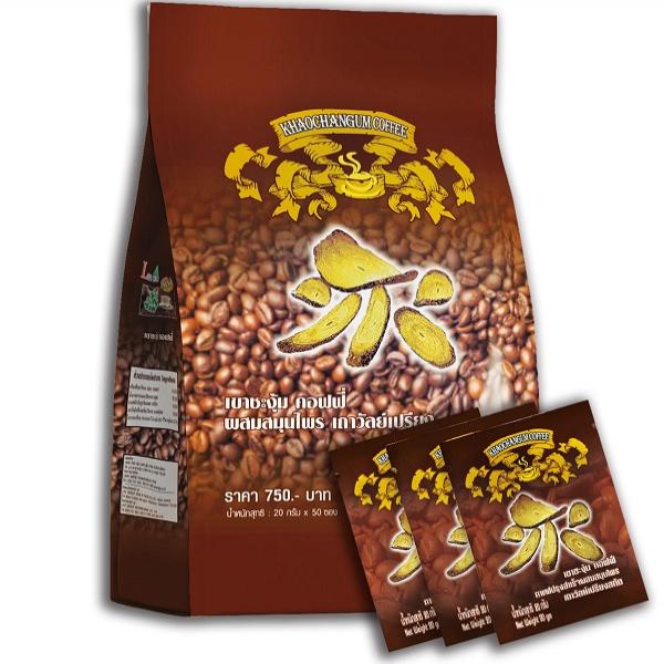 INSTANT COFFEE MIXED WITH DERRIS SCANDENS BENTH EXTRACT