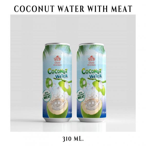 น้ำมะพร้าวพร้อมดื่มผสมเนื้อมะพร้าว