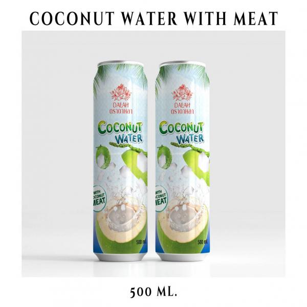 น้ำมะพร้าวพร้อมดื่มผสมเนื้อมะพร้าว