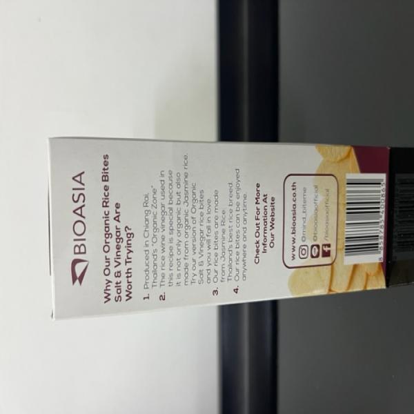 Organic Rice Bites Salt and Vinegar Flavor
