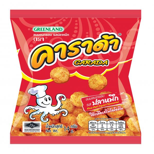 ขนมอบกรอบ รสปลาหมึก