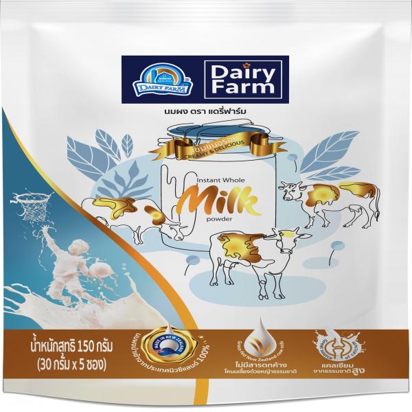 อินสเเตนท์ โฮล มิลค์ พาวเดอร์ (นมผงชนิดเต็มมันเนย)