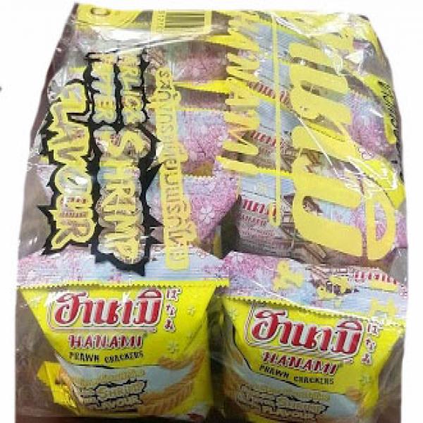 ข้าวเกรียบกุ้ง รสกุ้งกระเทียมพริกไทย