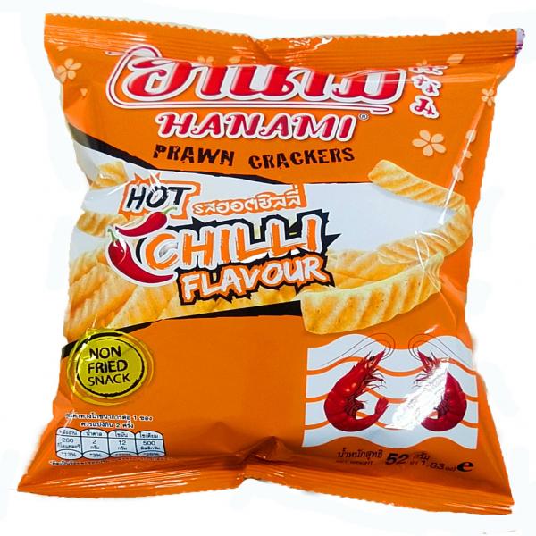 HANAMI® HOT CHILLI FLAVOUR PRAWN CRACKERS