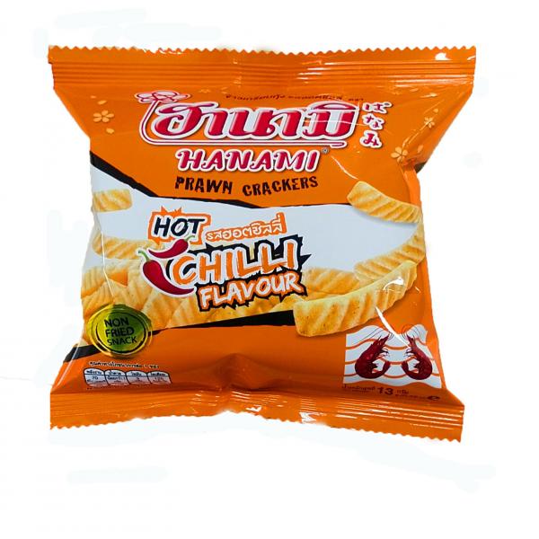 HANAMI® HOT CHILLI FLAVOUR PRAWN CRACKERS
