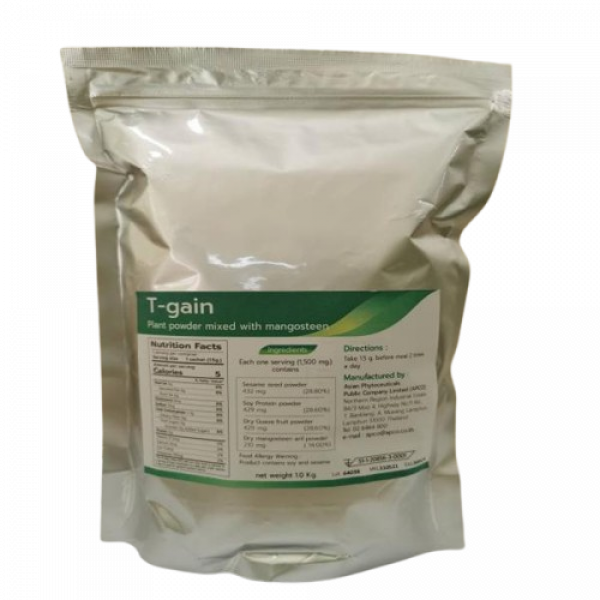 T-gain Plant powder mixed with mangosteen