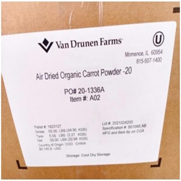 Organic Carrot Powder