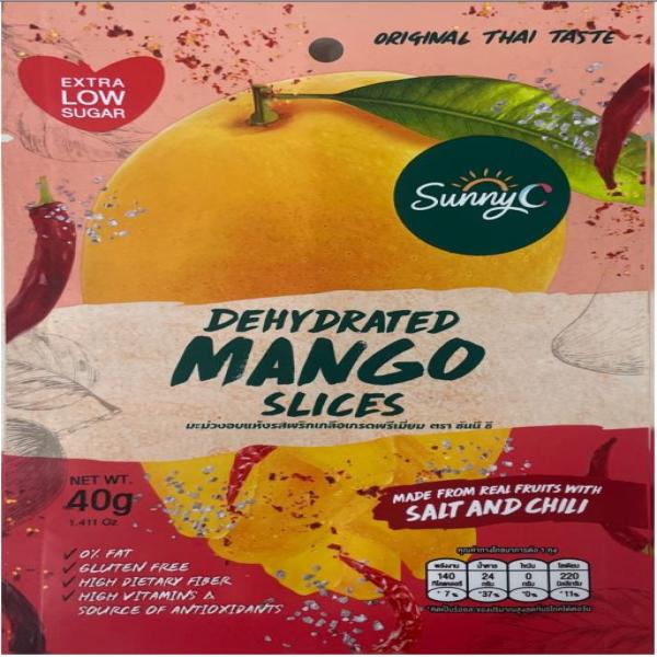 DEHYDRATED MANGO SLICES With Salt and Chili