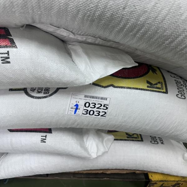 Whole Dried Green Pea (Grade US No.1) -Geroge F. Brocke / U.S.A.