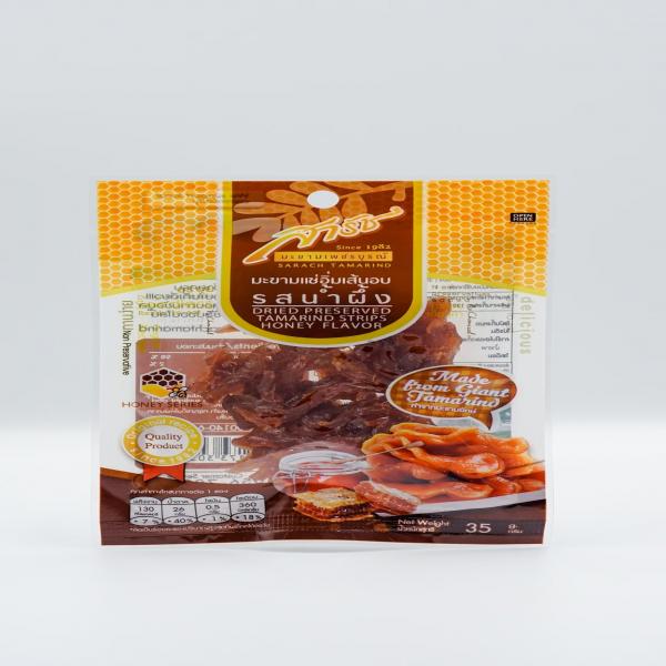 Dried Preserved Tamarind Strips Honey  Flavor