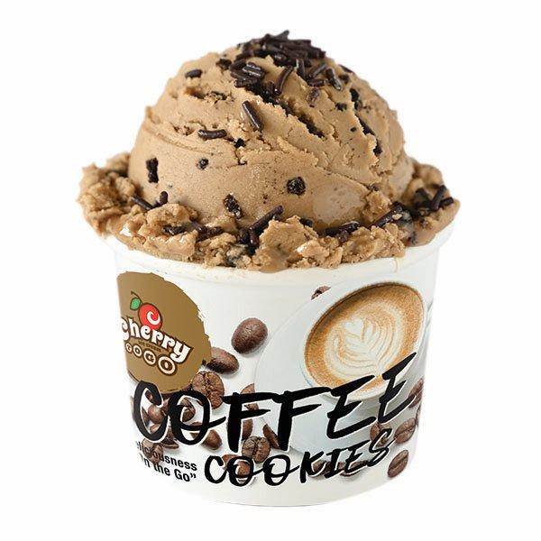 To Go Coffee Flavoured Ice Cream with Cookies