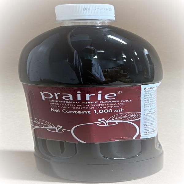 Concentrated Apple Flavored Juice When Dilute with Water Ratio 1:10 Apple Juice Content 2.9%