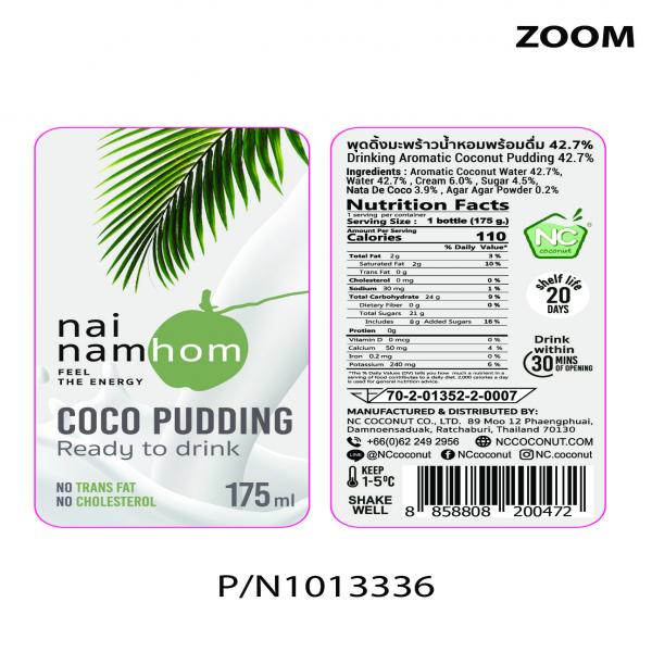 Drinking Aromatic Coconut Pudding 42.7 %