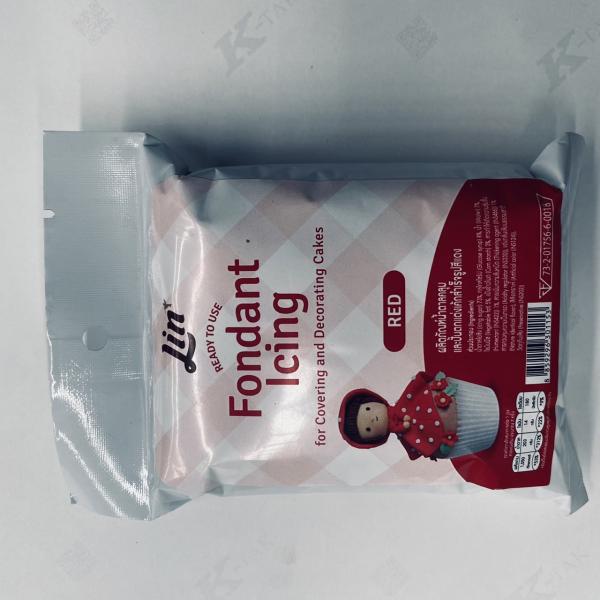 Fondant Icing Red Color 250 g (Lin Brand)