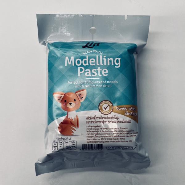 น้ำตาลปั้นตกแต่งเค้กสำเร็จรูป โมเดลลิ่ง เพสต์ 250 กรัม (ตรา ลิน)