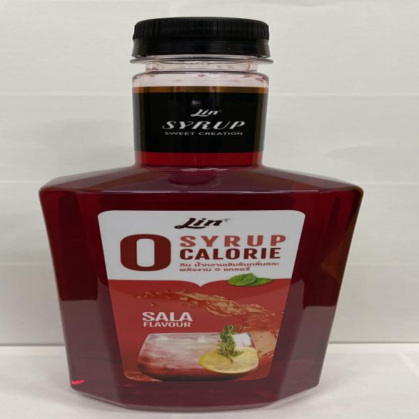 น้ำหวานเข้มข้นกลิ่นสละ พลังงาน 0 แคลอรี่ 750 มิลลิลิตร (ตราลิน)