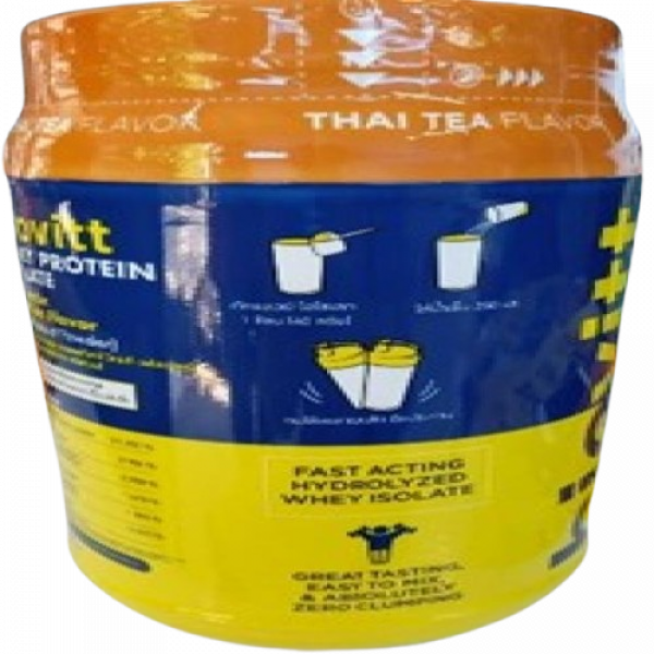 Biovitt Whey Protein Isolate Authentic Thai Tea Flavor (Thai Tea Flavor Milk Product Powder)