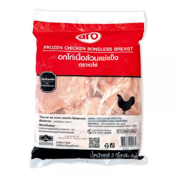 อกไก่เนื้อล้วนแช่แข็ง